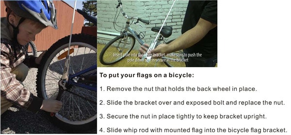 bike flag holder wholesale
